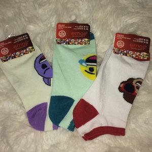 😈😂🙈3 PAIR EMOJI SOCKS🙈😂😈